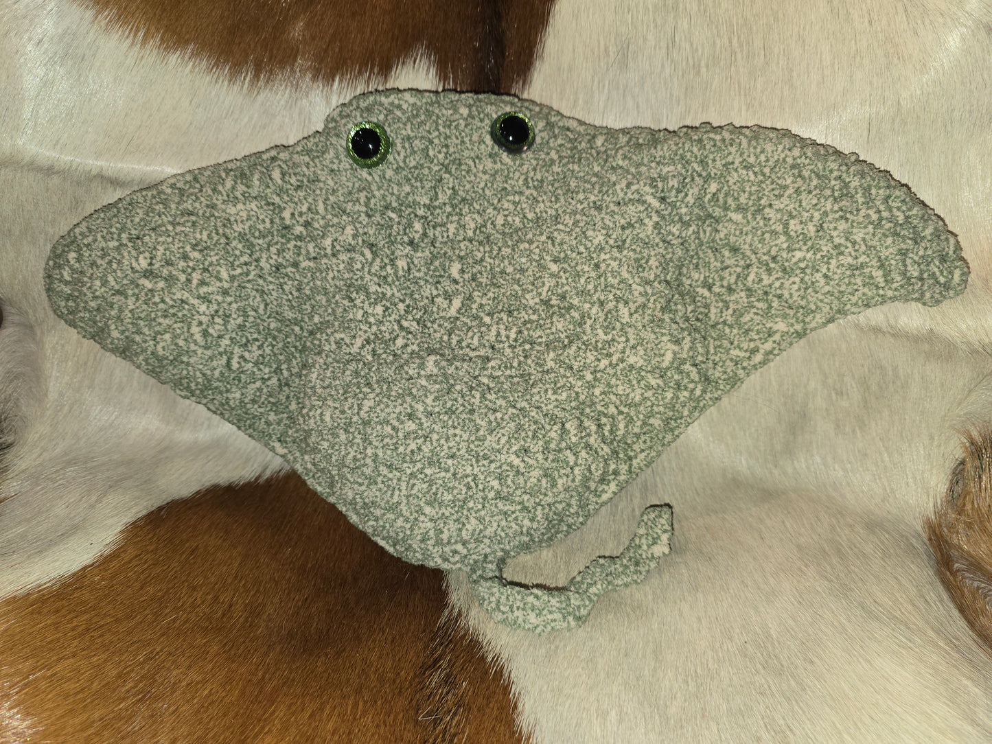 Large Plush Stingray with a pouch