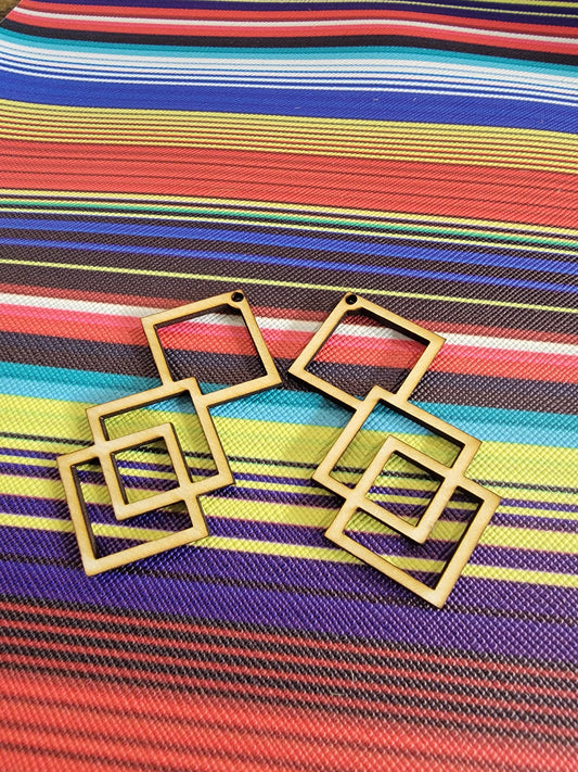 Basswood Earrings (B)
