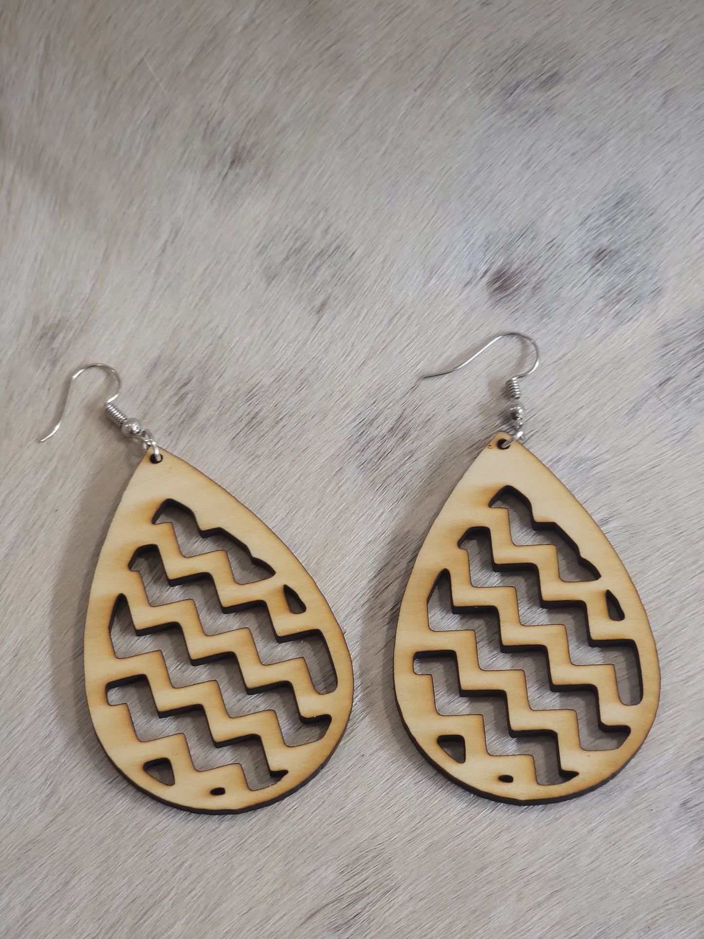 Basswood Earrings (C)