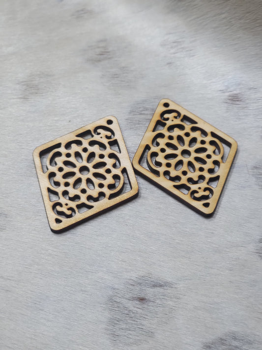 Baswood Earrings (H)
