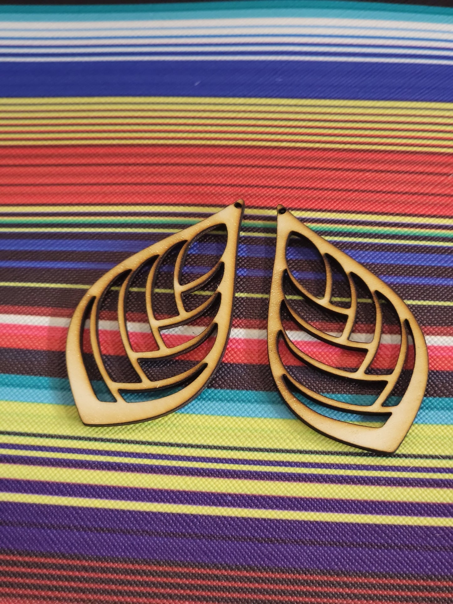 Basswood Earrings (A)