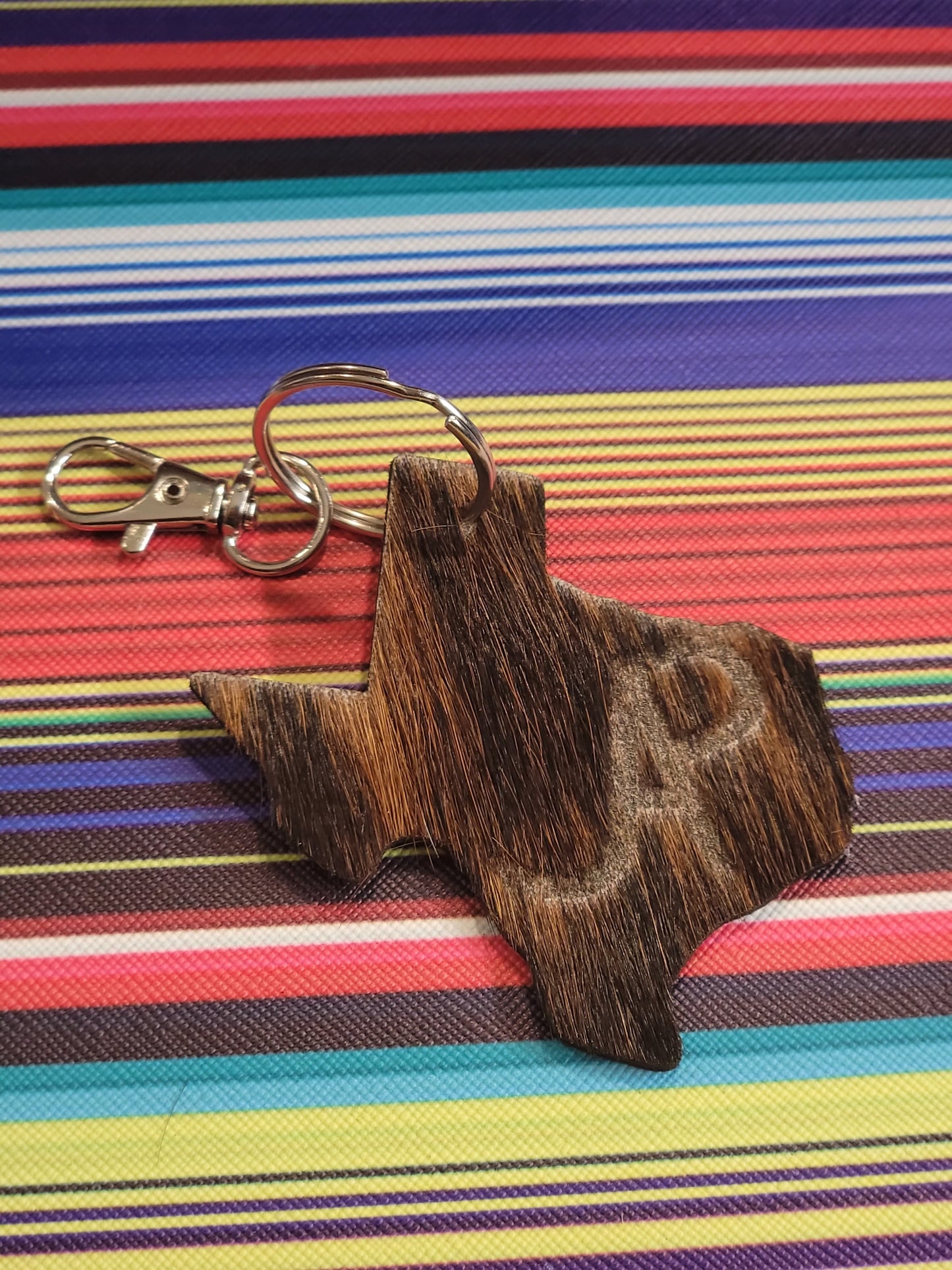 Custom Cowhide keychains